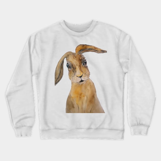 Cuty Bunny Crewneck Sweatshirt by Liliya